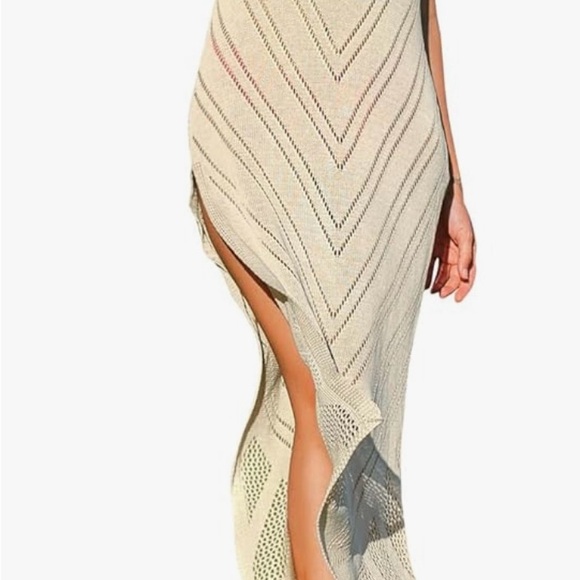 Cupshe Other - Cupshe NWT Size S Cream Maxi Life On The Beach Cover-Up